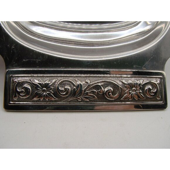 Serving Tray Platter Dish Danish Modern MCM Stainless International Decorator - Picture 6 of 11